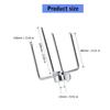 Pack Of 2 Rusts Resistant BBQ Skewers Set For Perfectly Cooked Meats And Vegetables Stainless Steel BBQ Roasting Fork