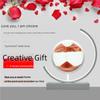 Светодиодная настольная лампа Moving Sand Art Quicksand Night Light 3D Sandscape Песочные часы Прикроватные лампы Текучая песчаная живопись Домашний декор Подарки