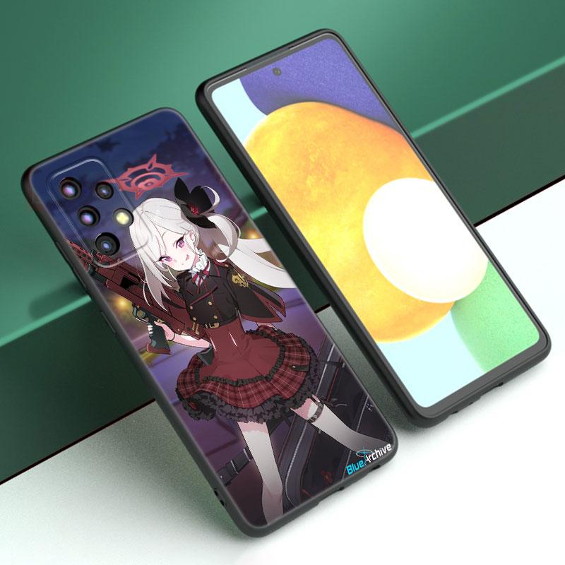 Blue Archive Game Phone Case For Samsung A13 A22 A24 A32 A23 A25 A34 A35 A52S A53 A54 A55 A73 5G A12 A14 A15 A31 A33 A50 A51 A72