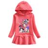 Kids Girls Kpop Rumi Zoey Mira Hunters Print Rainbow Hooded Dress