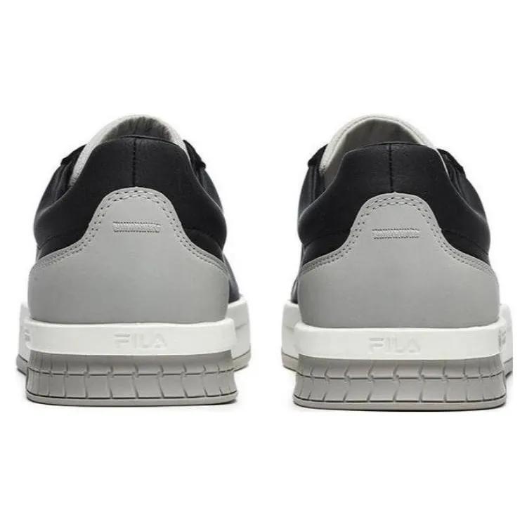 FILA ACE Leather Low top Modest Skateboard Shoes Black (Unisex) Skate Shoes F12M241201FBD