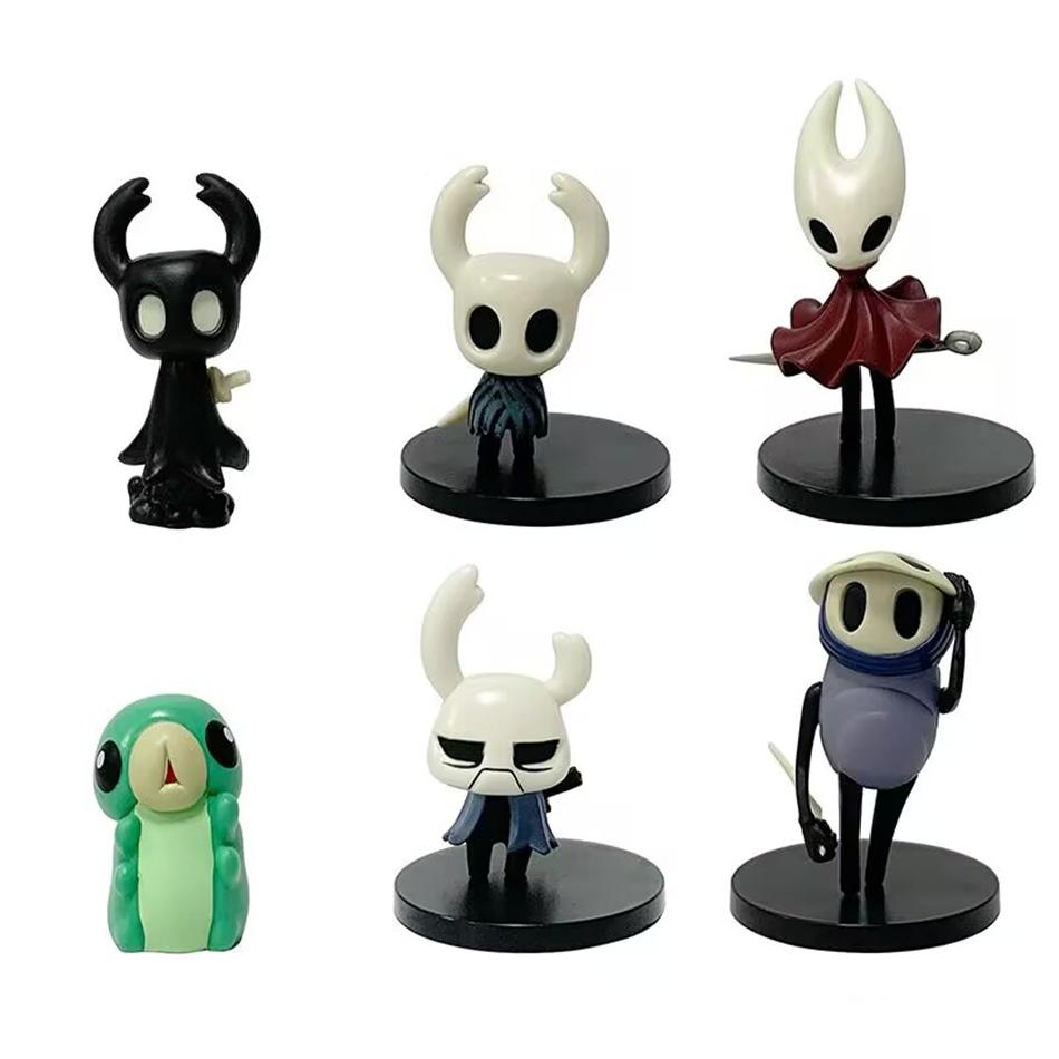 Набор из 6/9 шт. Фигурки персонажей игры Hollow Knight Хорнет Аниме Игрушки 4-11 см