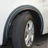 2шт 42см углеродного волокна автомобильные крылья арки колеса украшения для бровей полоски