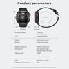 2024 Новые прочные военные GPS умные часы для мужчин Bluetooth вызов мониторинг здоровья AI Voice спортивные водонепроницаемые умные часы
