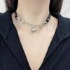 Black Bell Pendant Choker Necklace - Trendy Clavicle Chain Neck Accessory