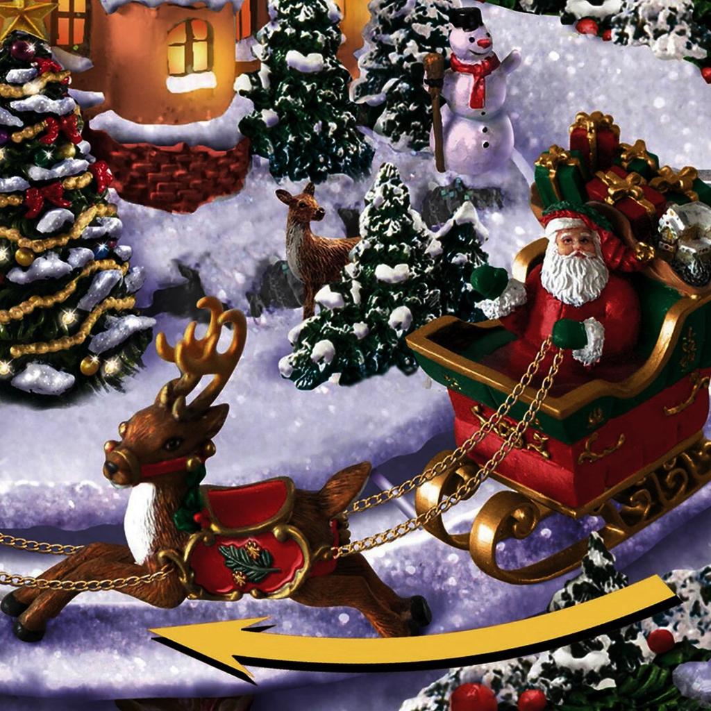 Чудесная рождественская мечта Святого Николая, рождественское украшение для дома, наклейка, праздничная вечеринка, новогодние принадлежности, украшения