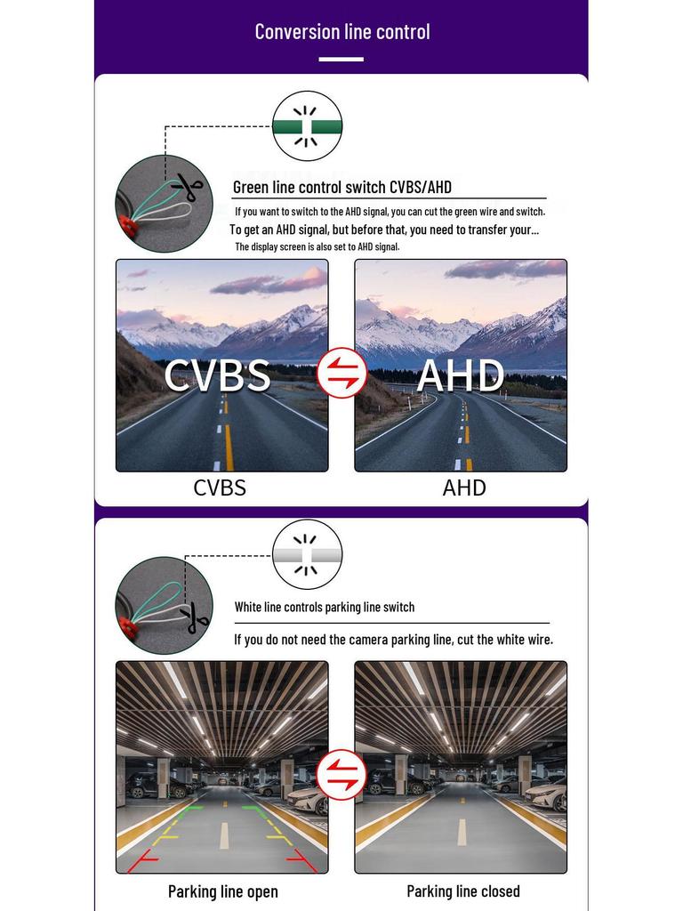 AHD Камера заднего вида для моделей Peugeot: 206, 207, 306, 307, 308, 406, 407, 5008