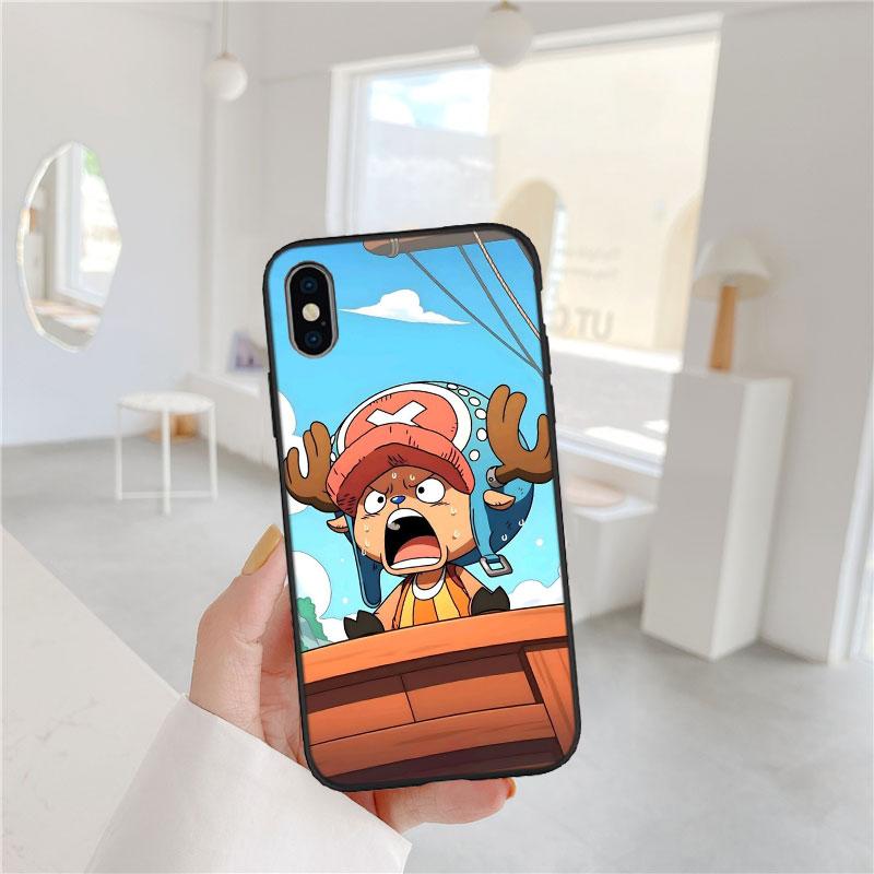 Art One Piece Soft Shell Phone Case for iPhone SE X XS XR 11 16E 17 Pro Max Air 8 7 6 6s Plus