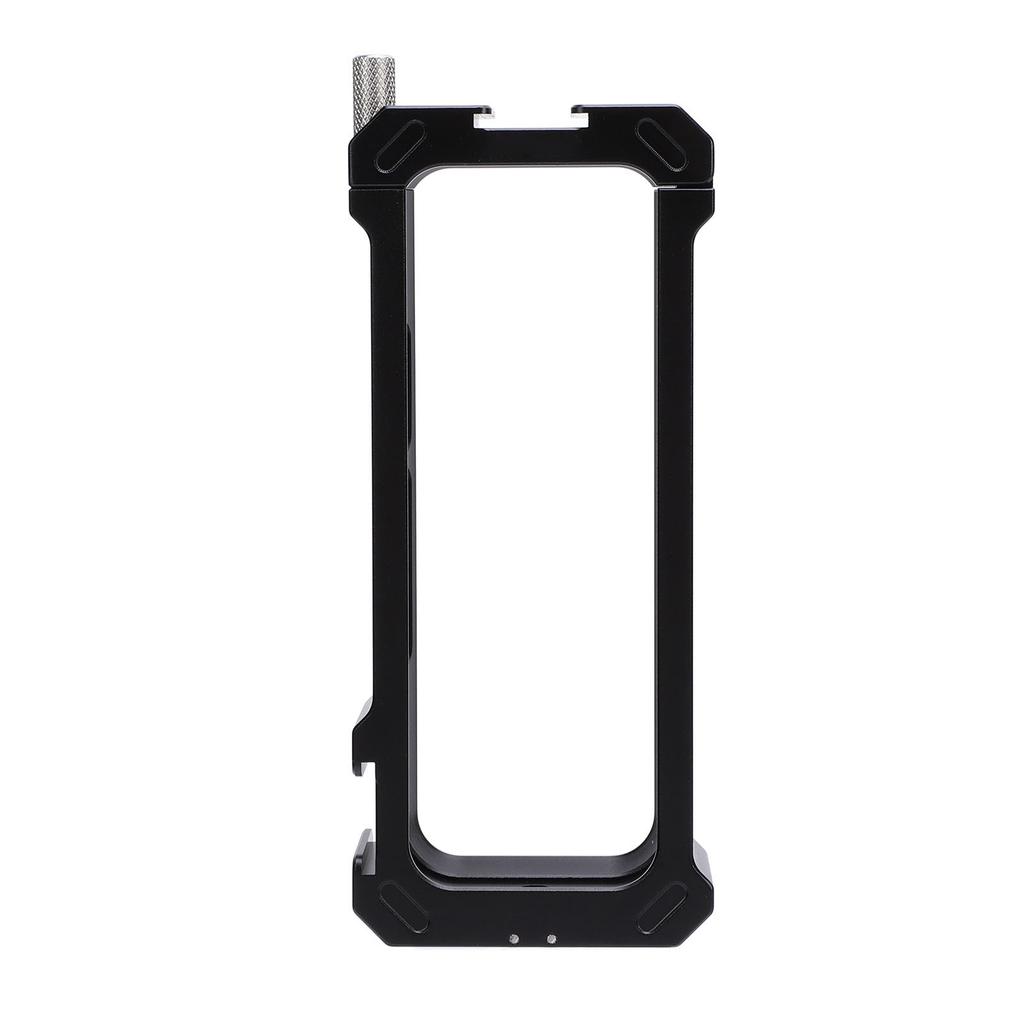 Action Camera Frame with 14 Inch Screw Port Cold Shoe Port Aluminum Alloy Action Camera Cage for