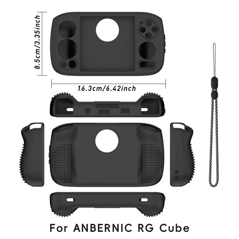 Мягкий силиконовый чехол для игровой консоли ANBERNIC RG35XX PLUS RG556 RG40XXV, защитный корпус для RG40XX H, игровые аксессуары