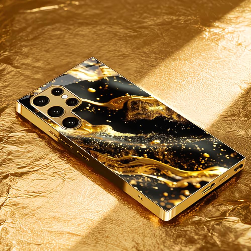 Защитная крышка Atmosphere High-end Электролитическое Стекло Чехол для Телефона для Samsung Galaxy S26 S25 S24 S23 S22 S21 FE,Ultra,Plus