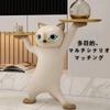 Фигурка Yipyon, украшение, кошка, интерьер, разные товары, держатель для небольших тарелок, вмещает мелкие предметы, ширина 36 см, высота 25 см, глубина 17 см, симпатичный