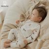 Ромпер с длинным рукавом для новорожденных, с запахом (2-Pack)