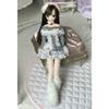 Doll Clothing Set Azone OB22 OB24 Huaque Sweet Dream Syndrome Type 6 - Gray Pink White Skirt Outfit
