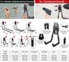 Heavy Duty Metal Hook 5 Size Garage Organizer Hooks Wall Mount Bicycle Hanger Anti-slip Storage Hook For Ladders Garden Tool