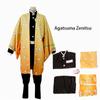 Anime Demon Slayer: Kimetsu No Yaiba Zenitsu Giyu Tanjirou Kamado Nezuko Cosplay Women Kids Men Kimono Uniform Cosplay Costume