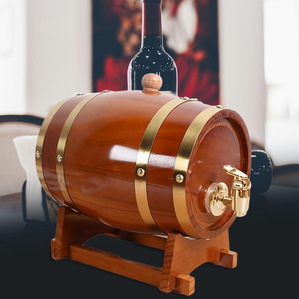 Бочка для выдержки на деревянной подставке, дубовое вино для домашнего пивовара, производителя, коктейлей