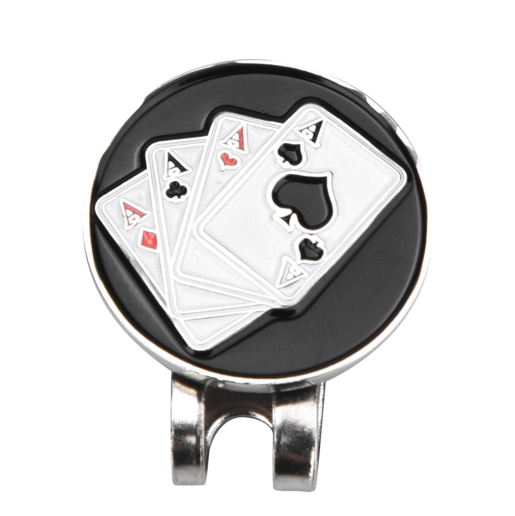 Прочный металлический мини-магнитный маркер для мячей для гольфа, аксессуар для козырька шляпы гольфиста