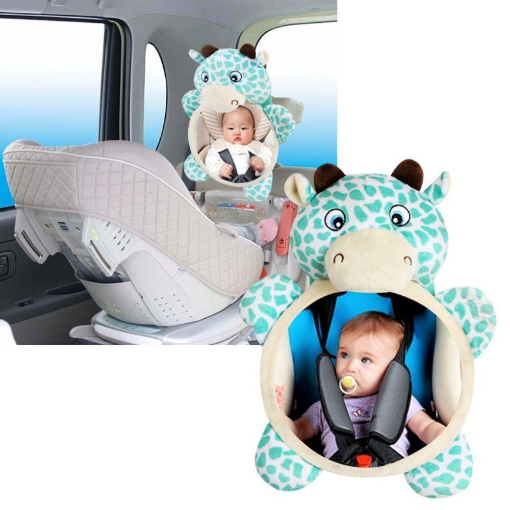 Soft Baby Rear Facing Mirrors Cute Seat Headrest Rearview Mirror Observation