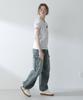 AVIREX Women's SS FATIGUE V-NECK T-SHIRT S 783-0932002 white camo3