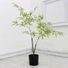 Bamboo Faux Green Plants and Flowers for Indoor Décor