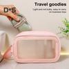 Дорожная мыльница с прозрачным дизайном, компактная переносная герметичная мыльница с крышкой, мыльница с поддоном для слива