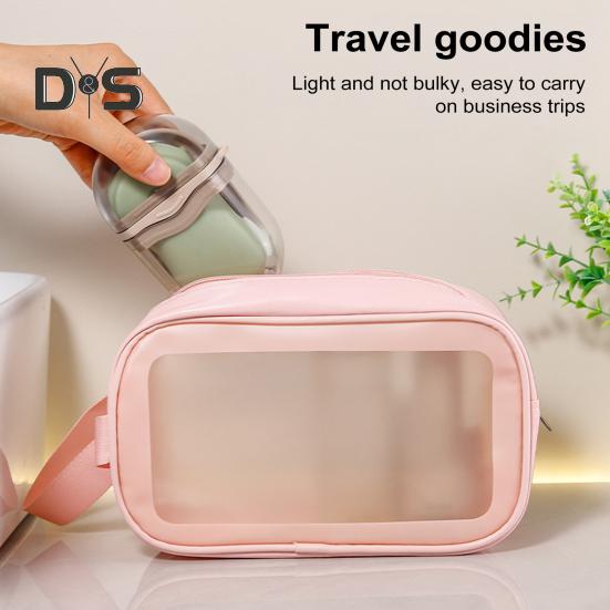 Дорожная мыльница с прозрачным дизайном, компактная переносная герметичная мыльница с крышкой, мыльница с поддоном для слива