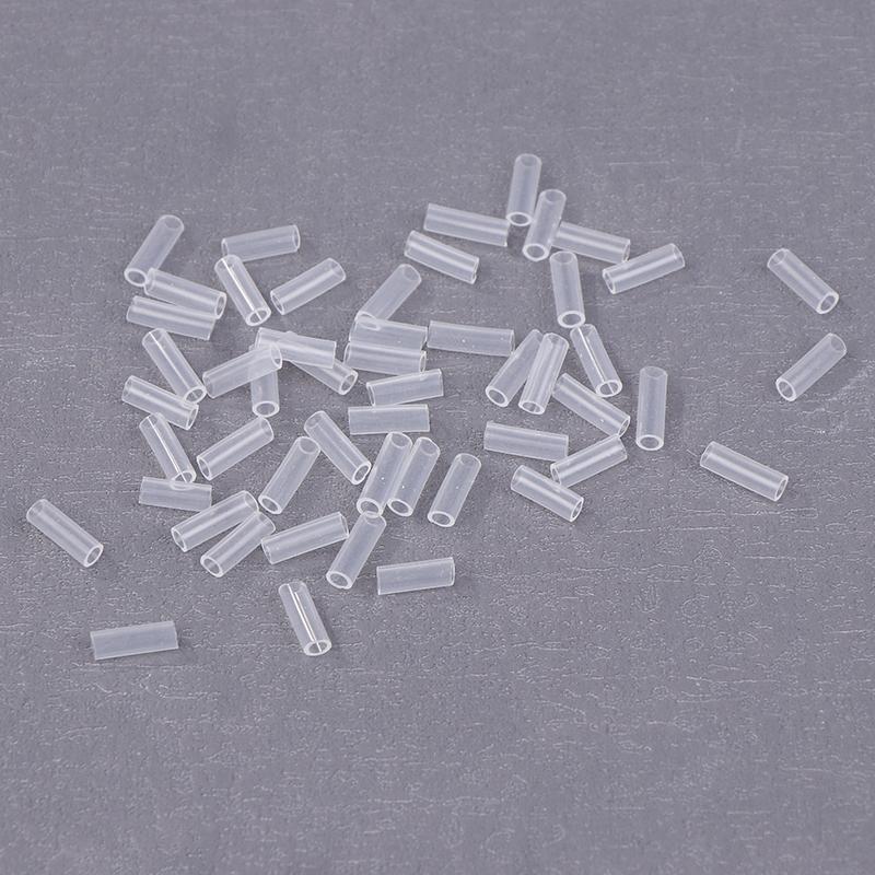 50Pcs Bead Chain Anti-lost Cover Pendant Acrylic Card Chain Falling Off Key Ring Protective Cover To Prevent Falling Bead Chain