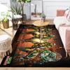 1Pc Mutant Turtles Action Rug, Office Carpet Indoor Outdoor Doormat, Non-Slip, Comfortable, Living, Christmas Halloween,  Xmas Gift Es13
