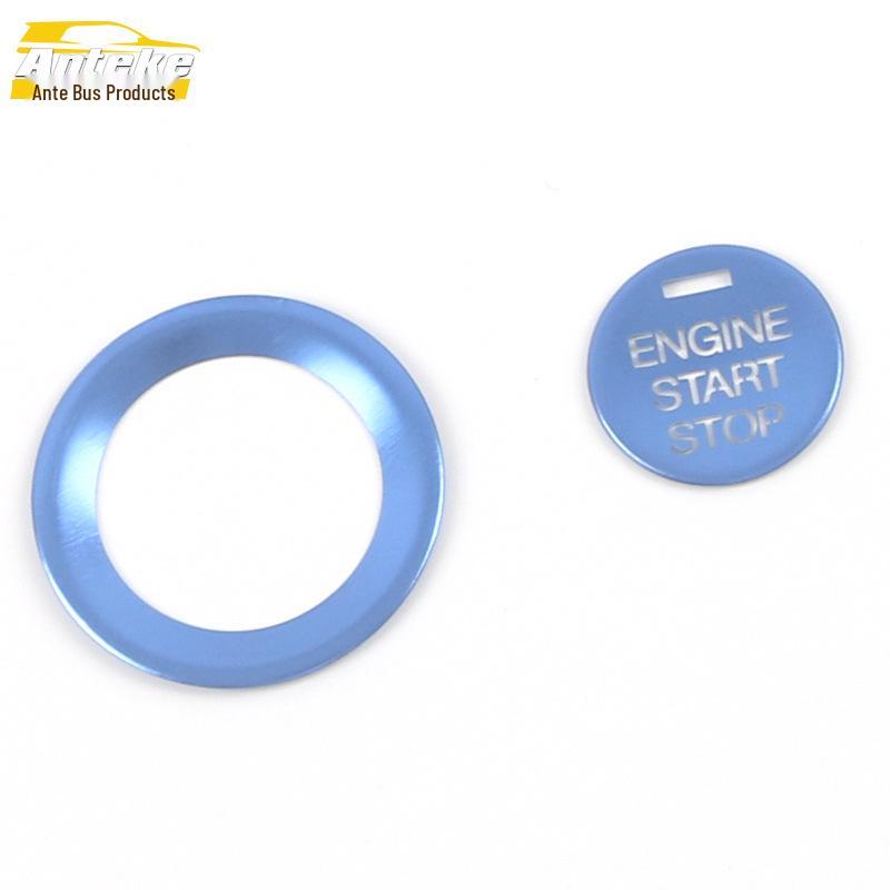 Наклейка из алюминиевого сплава на кнопку запуска одной клавишей M8 - Автоаксессуар
