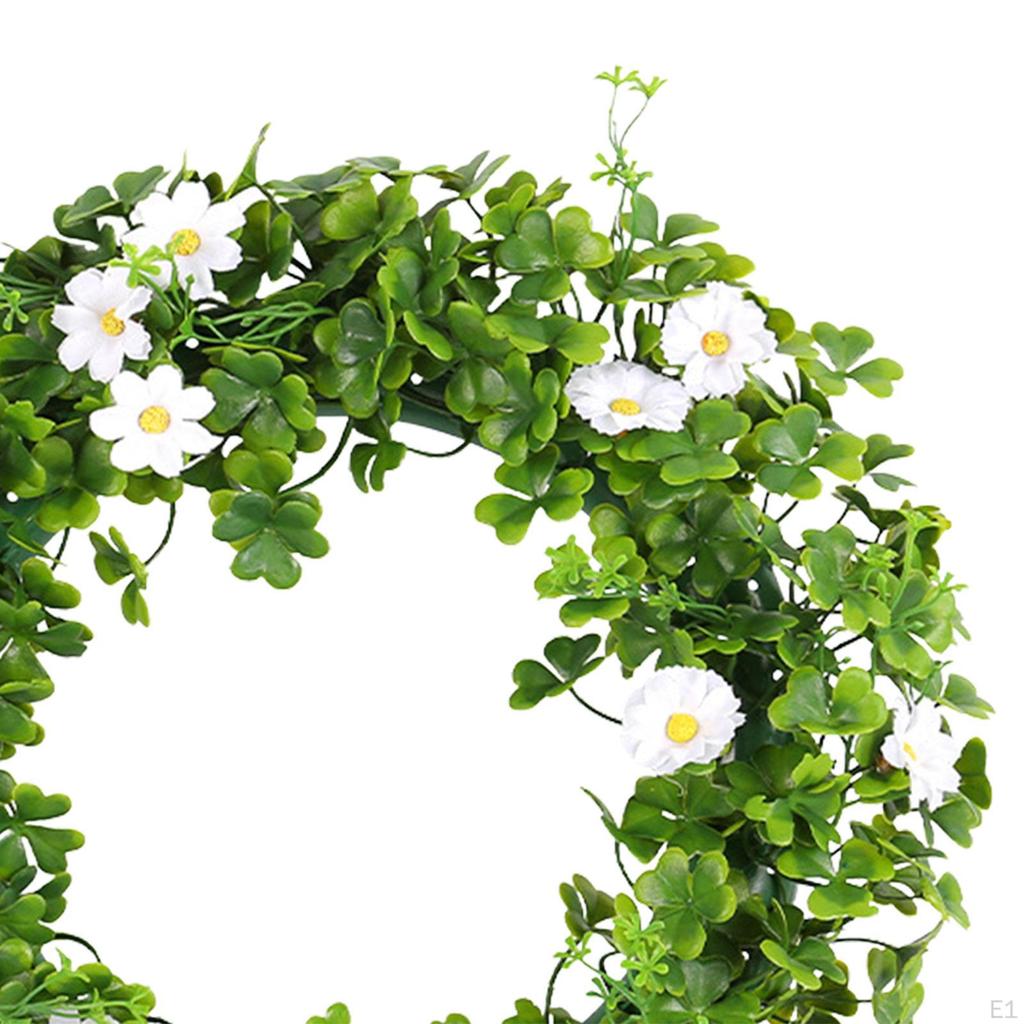 Весенний венок, искусственный простой, орнамент, уличный цветочный венок, имитация растений, гирлянда для