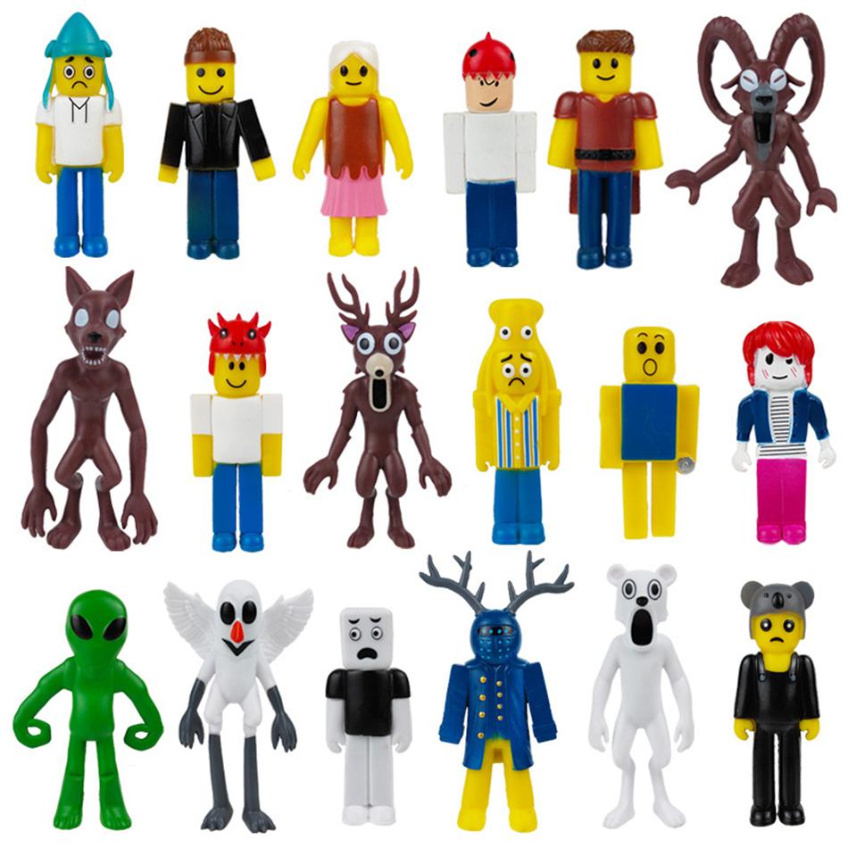 6-18 шт. 99 Ночей в Лесу Фигурка Действия Олень Сова Коза Фигурка Настольное Украшение Модель Орнаменты Подарки на день рождения для фанатов