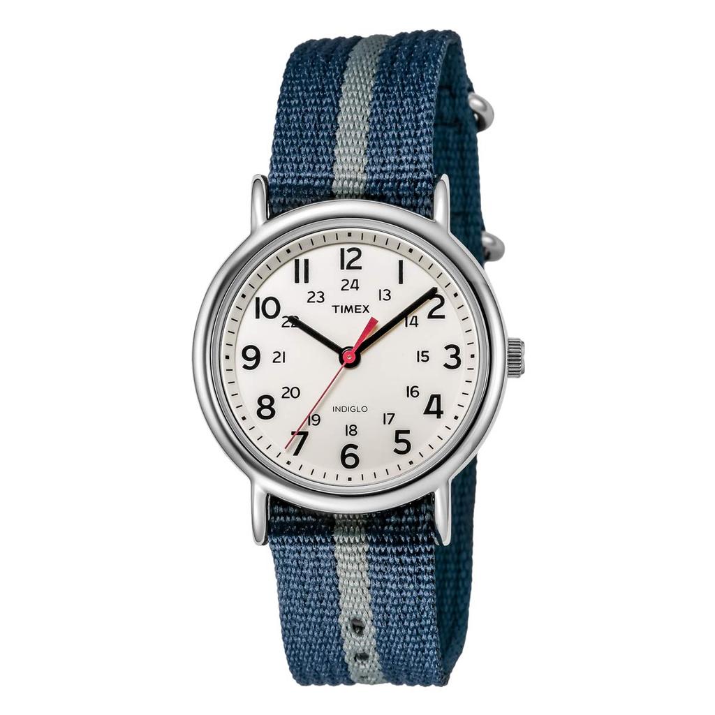 Часы Weekender T2N654 TIMEX Brass Mineral Glass Nylon Cream [Timex] -