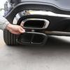 Для Mercedes-Benz GLC GLE GLS W167 X253 X167 2020-2026 Нержавеющая сталь / ABS Накладка на выхлопную трубу глушителя заднего бампера Аксессуар