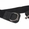 All-match Ladies Waist Belt Women Straps Light Luxury Personality Large Alloy Buckle Elasticity Belt for Women Coat