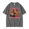 I Love Muscle Mommies Funny T-shirt Gym Fitness Mommy Lifter Meme T Shirts Unisex Women Fashion Vintage Cotton Short Sleeve T Shirt