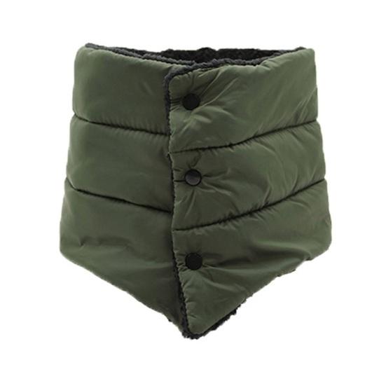 Женский пуховый шарф с высоким воротником, утолщенная бархатная подкладка, водонепроницаемый, универсальный, однотонный