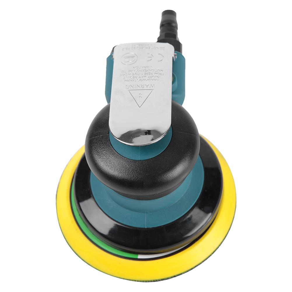Handheld 5" Air Sander Grinder Polisher Pneumatic Polishing Tool Round
