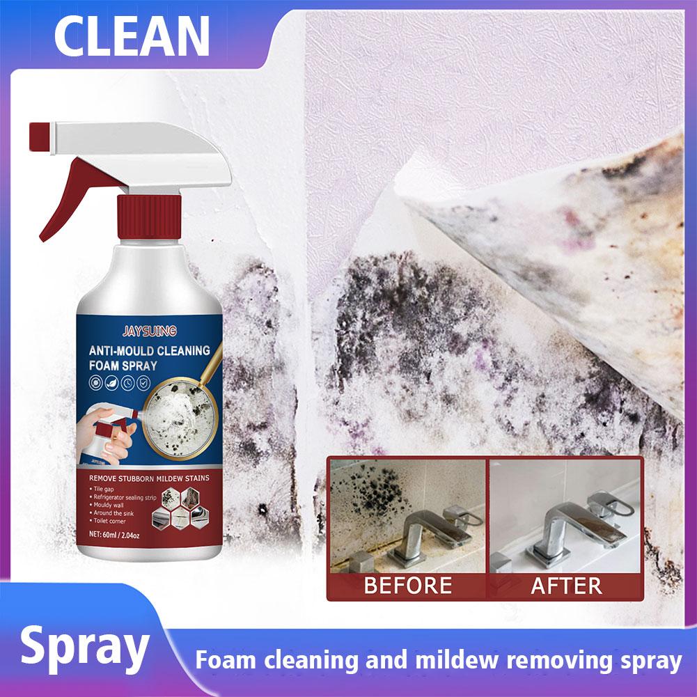 60ml Mildew Cleaner Foam Spray Kitchen Bathroom Cleaning Washing Wall Moldy Spray Joint Toilet F0N7