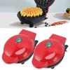 Мини электрическая вафельница Bubble Egg Cake Oven Breakfast Love Heart Shaped Waffle Maker Кухонная техника 110-220 В