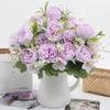 Silk Cloth Artificial Hydrangea Bouquet Photography Props Bridal Bouquet  Home Decor