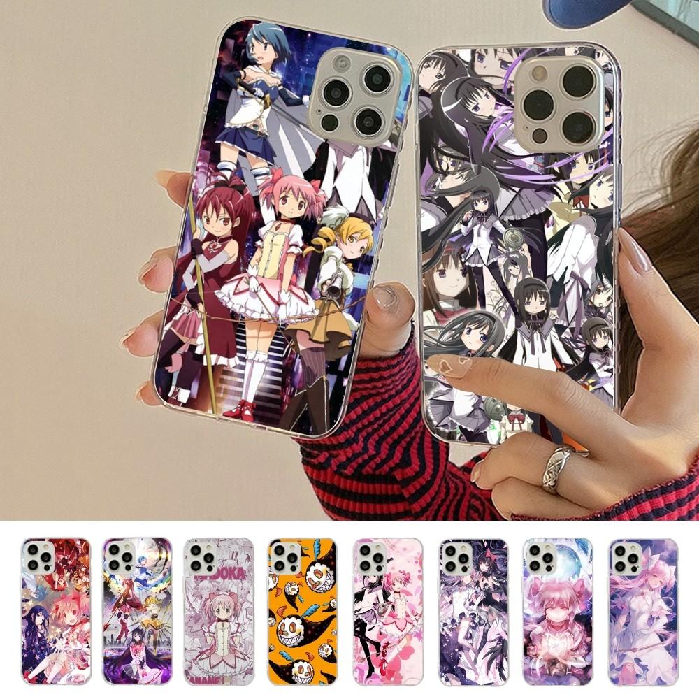 Чехол для телефона Puella Magi Madoka Magica Для iPhone 15 14 11 12 13 Mini Pro XS Max Чехол 6 7 8 Plus X XR SE 2020 Funda Shell
