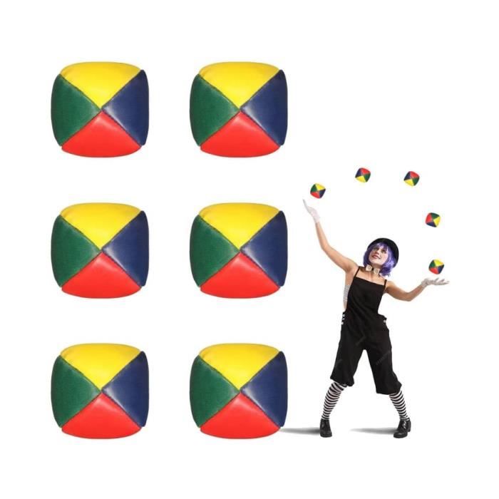 Juggling Balls - WJ - Pack of 6 - Diameter 5 Cm - Weight 45g - Suitable for Beginners