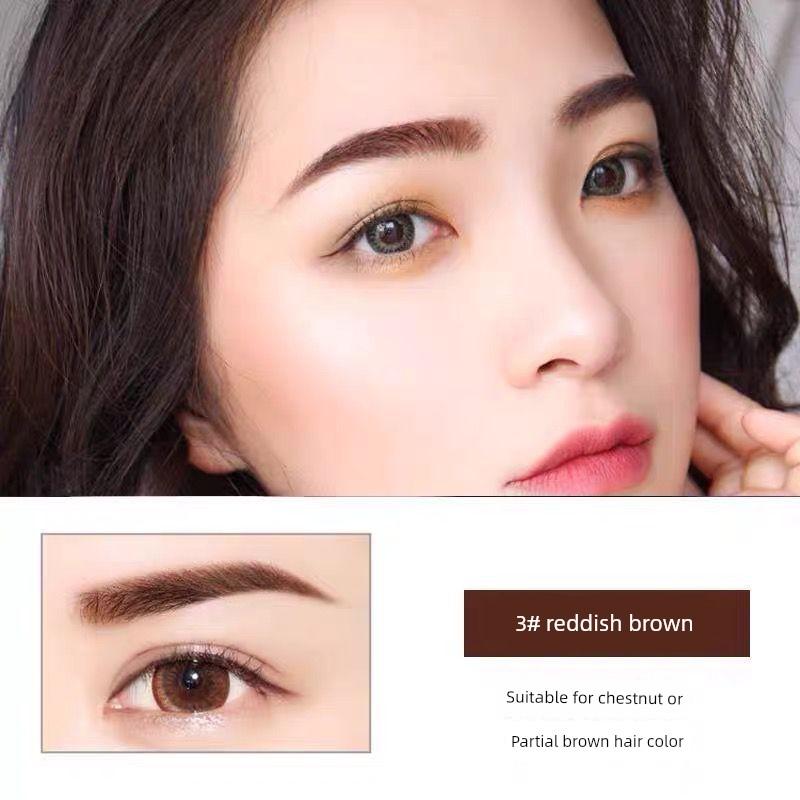 Eyebrow Pencil Waterproof Long Lasting Fadeless Four Fork Eyebrow Pencil Female New New Arrival Not Smudge Distinct Look Official Authentic Products