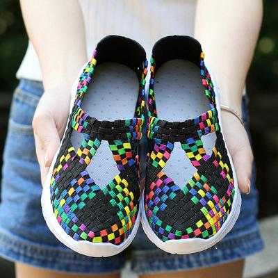 Летние сандалии Мэри Джейн, женские сандалии ручной работы с косой, женские плетеные туфли на плоской подошве