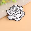 Rose Badge Iron On Patch Decoration Flower Hat Applique Accessory