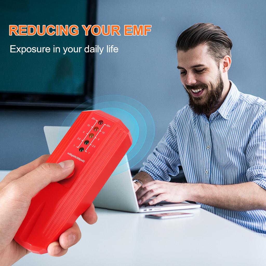 Handheld EMF Meter Portable Electromagnetic Radiation Detector Household Laboratory Hospital