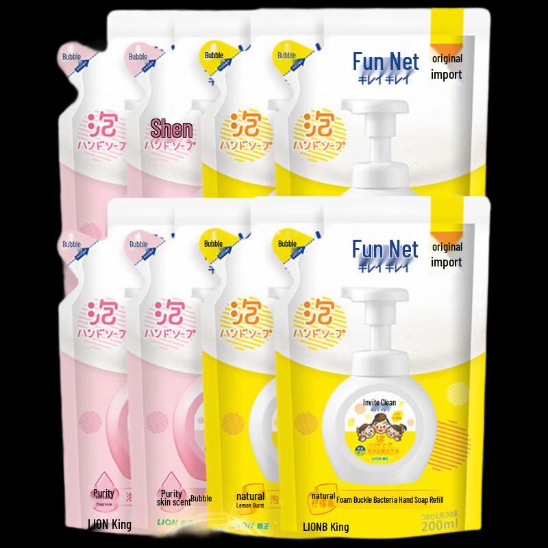 Пена для рук Lion Fun Clean с антибактериальным эффектом