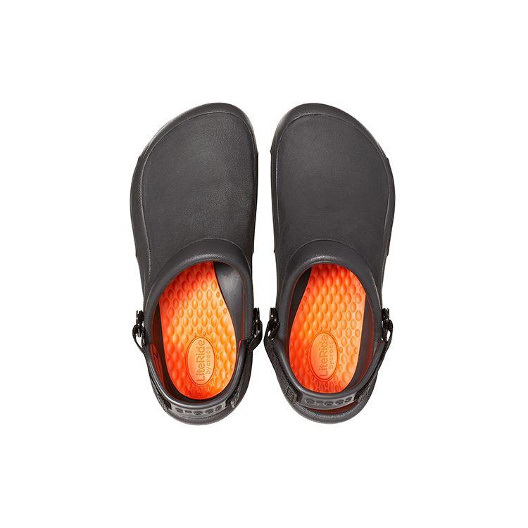 Crocs Literide Clog Простые Удобные Нескользящие Спортивные Сандалии с Низким Верхом Унисекс клоги Черный 205669-001