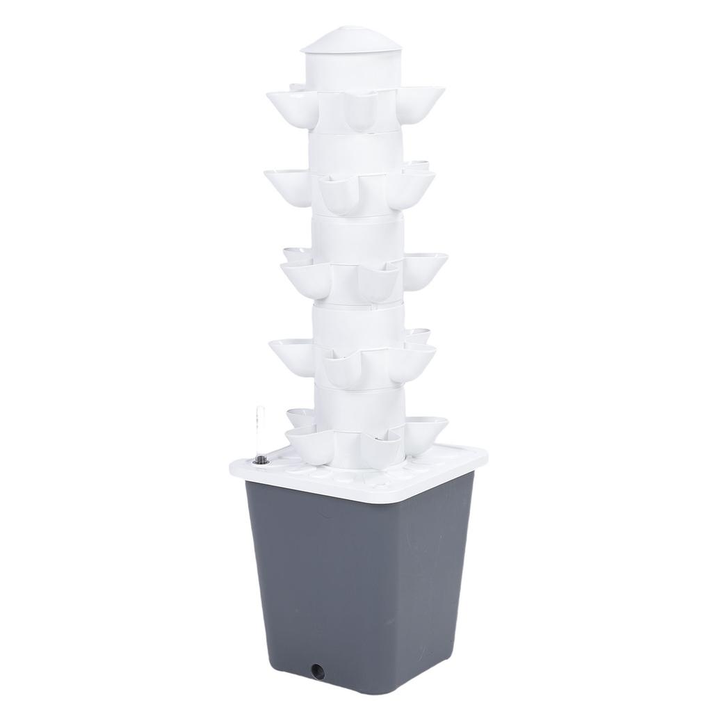 Гидропонная система выращивания Башня 25 отверстий Мини-колонна Вертикальный сад для дома школы инженерии Вилка ЕС